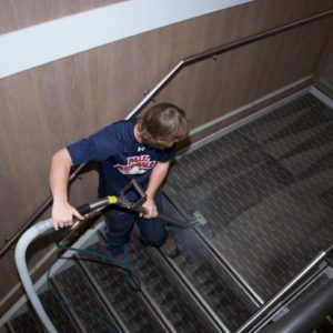 Passenger staircase carpet cleaning Passenger staircase carpet cleaning